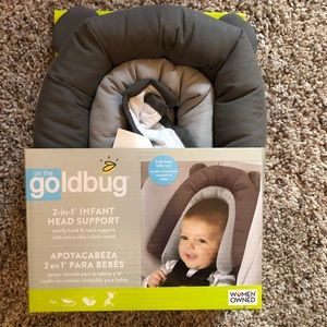 Goldbug infant head support.